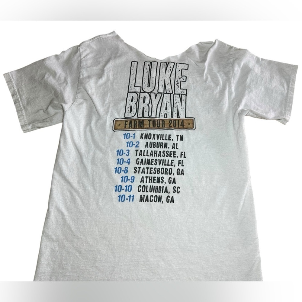 Luke Bryan Farm Tour 2014 T Shirt - Picture 4 of 5